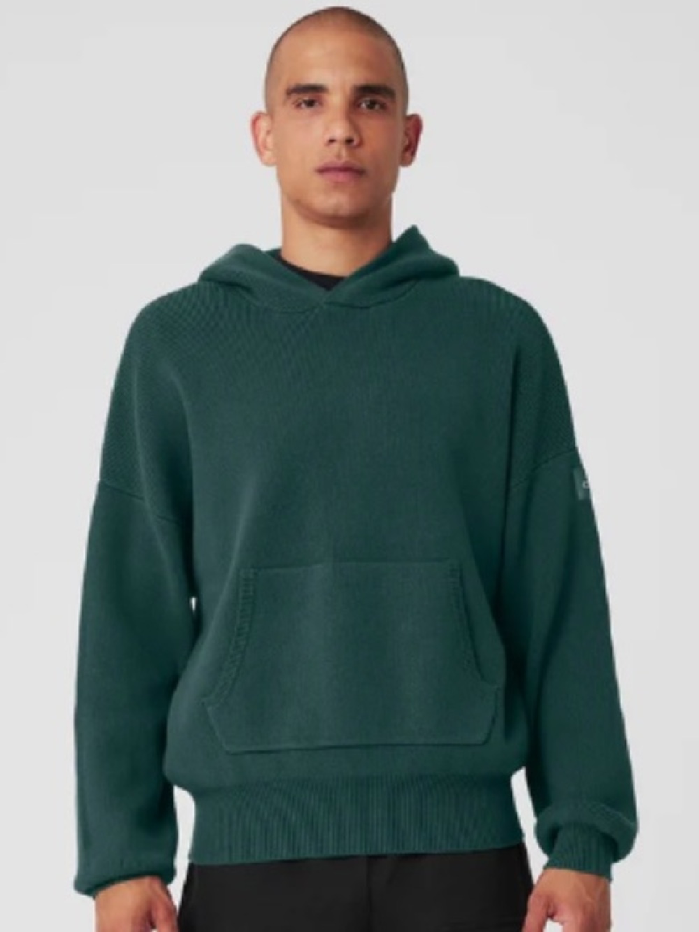 Alo Yoga Unisex Scholar Hooded Sweater - Midnight Green